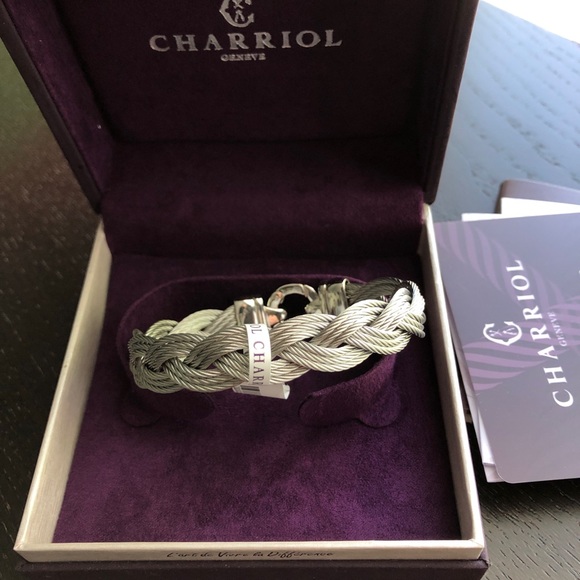 CHARRIOL Sterling Silver Braided Bracelet - Picture 4 of 9